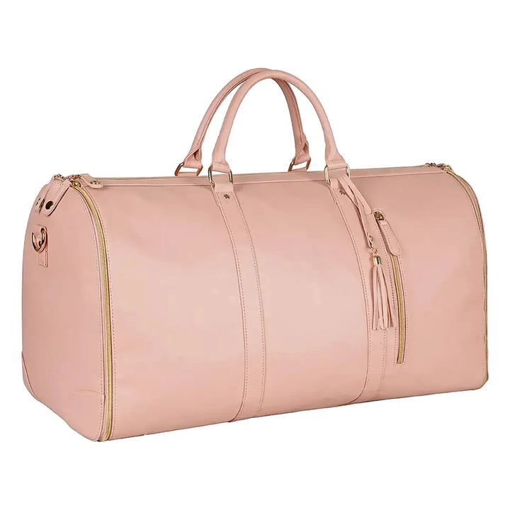 Sac de voyage pliable et élégant pour femmes en cuir PU imperméable
