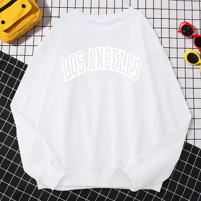 Sweatshirt pour femmes à col rond | Oversize