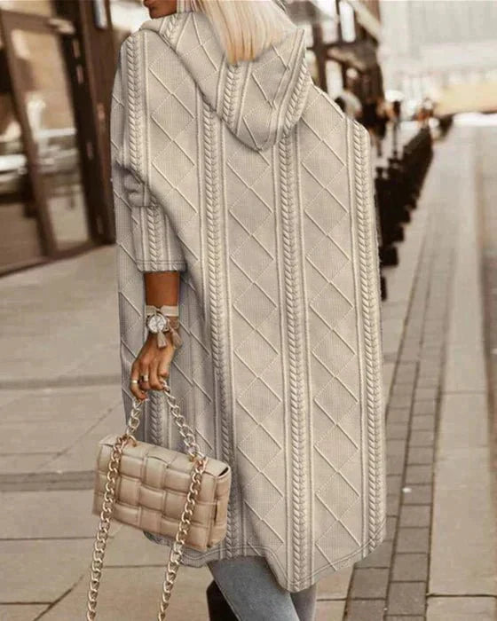 Cardigan à manches longues pour femmes - Style hoodie confortable