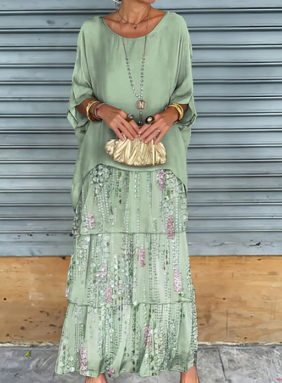 Lara | Robe maxi fluide élégante