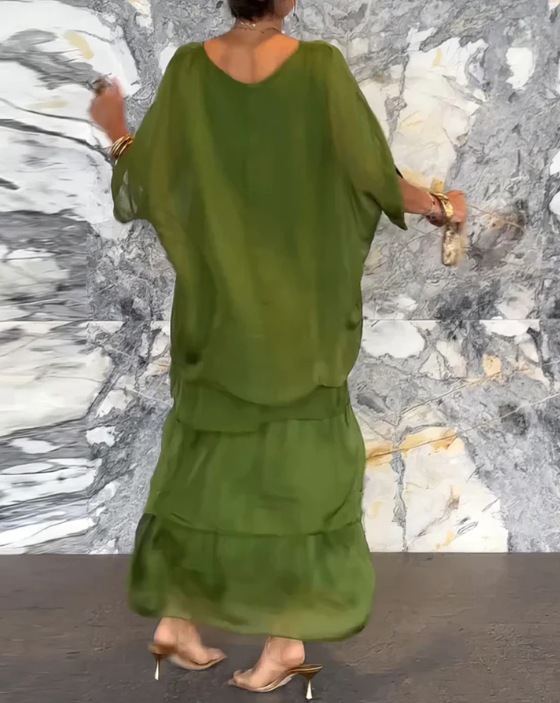Lara | Robe maxi fluide élégante