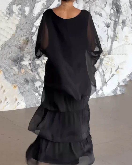 Lara | Robe maxi fluide élégante