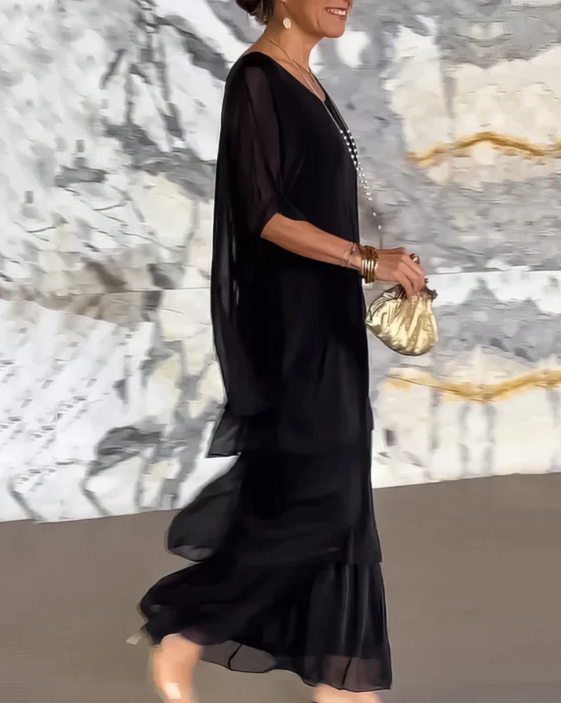 Lara | Robe maxi fluide élégante