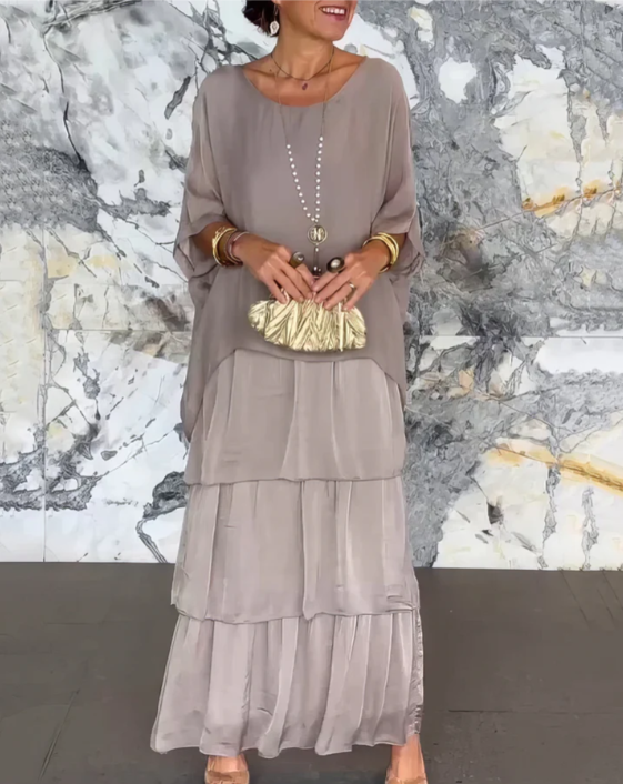 Lara | Robe maxi fluide élégante