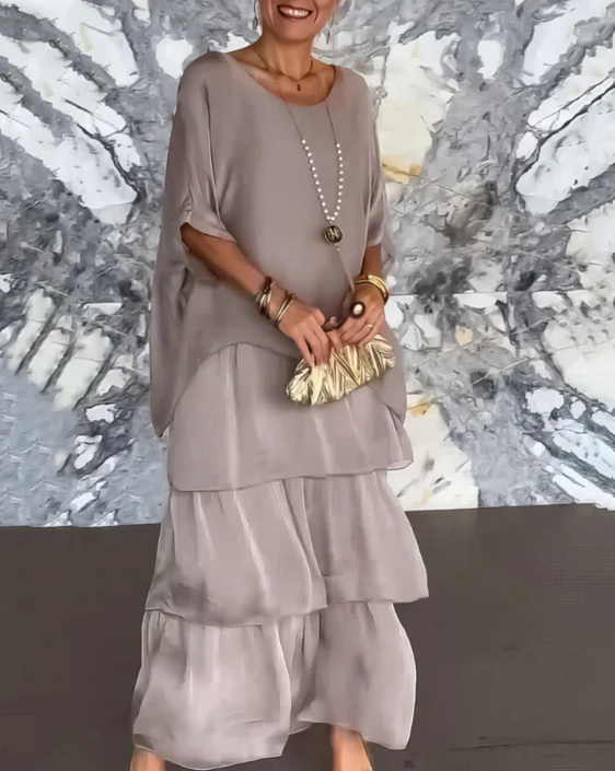 Lara | Robe maxi fluide élégante