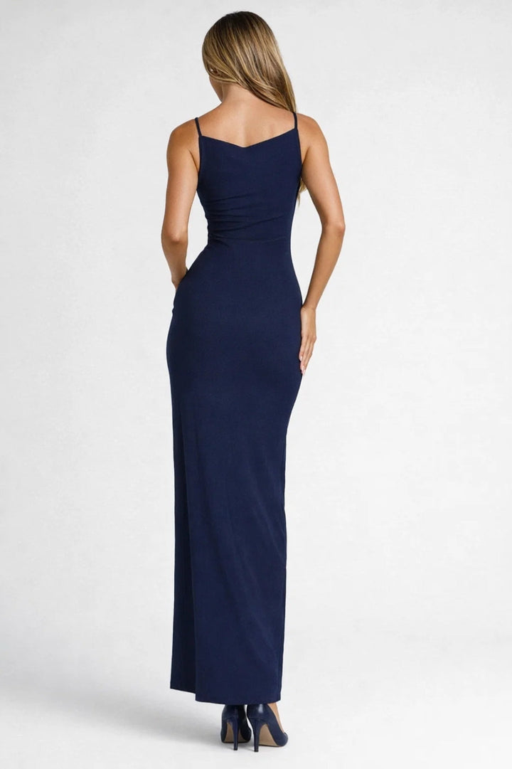 Noemi | Robe maxi ajustée avec fente