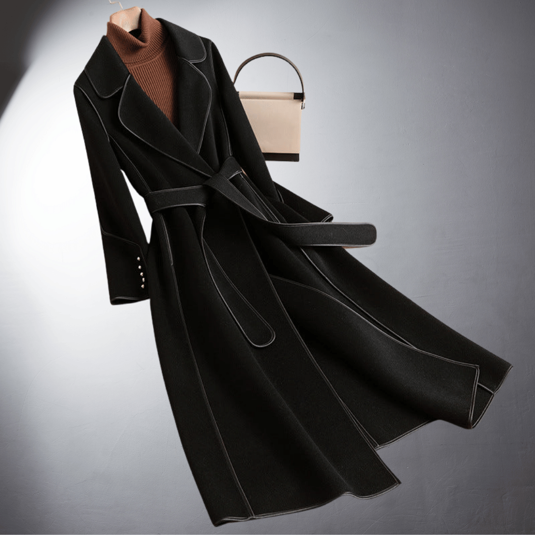 Manteau en cachemire premium fait main pour femmes