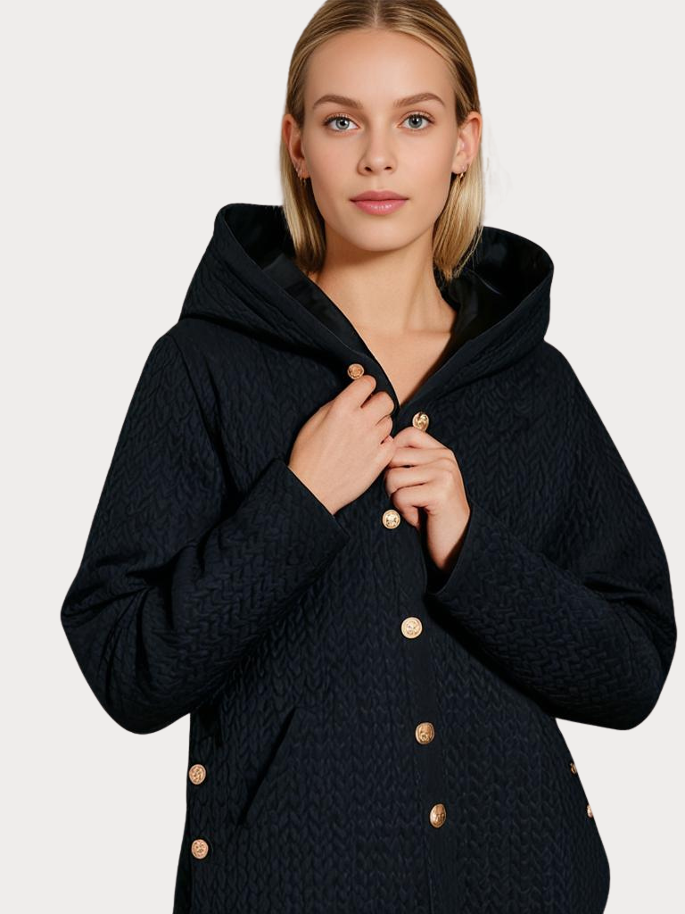 TARA – Manteau d'hiver pour femmes – Manteau élégant doublé avec capuche