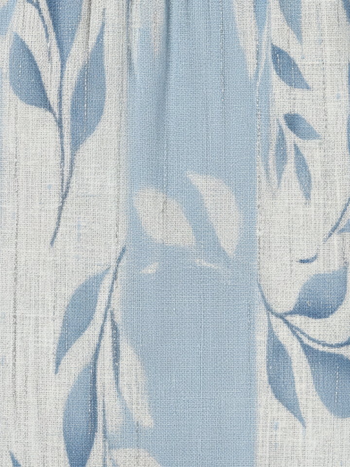 Solene | Robe Midi Femme Sans Manches Motif Feuilles Élégante