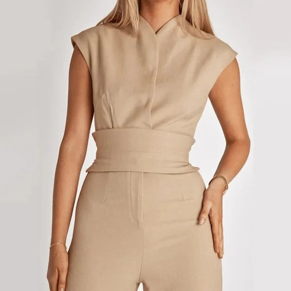Luna | Combinaison sans manches avec jambes larges pour femmes