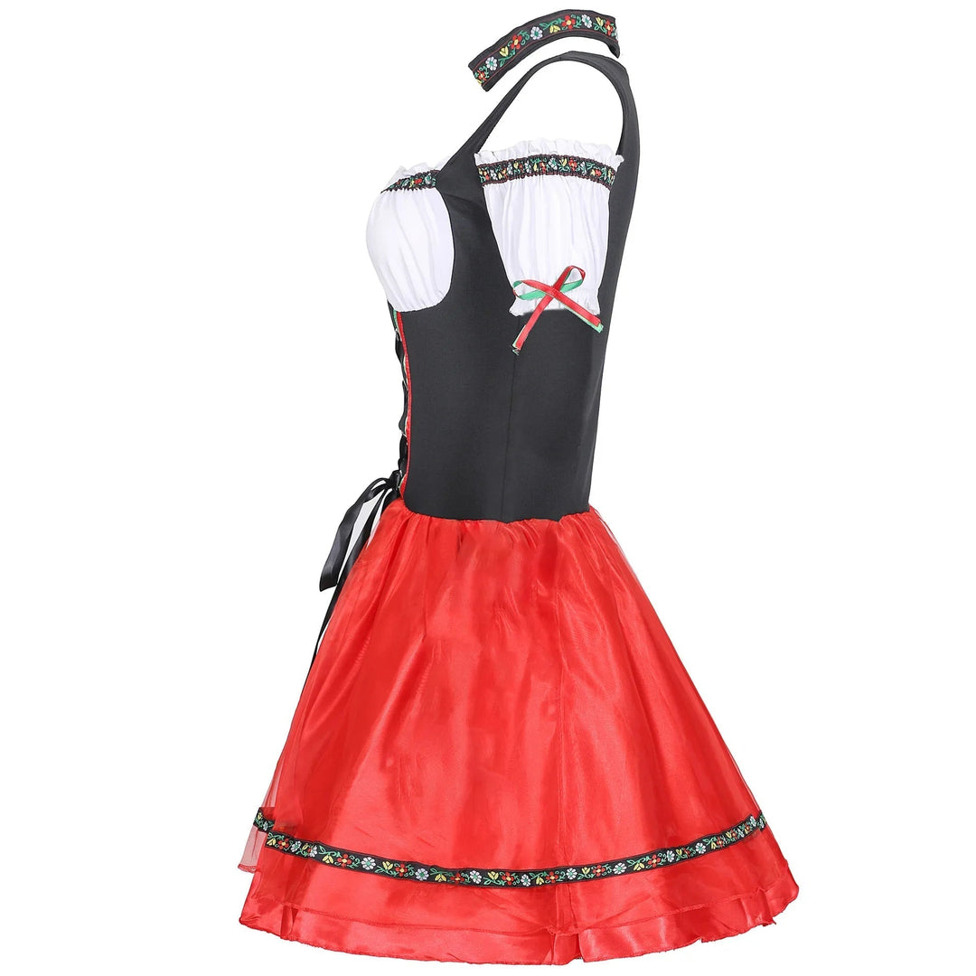 Ursula | Robe Mini Dirndl Traditionnelle