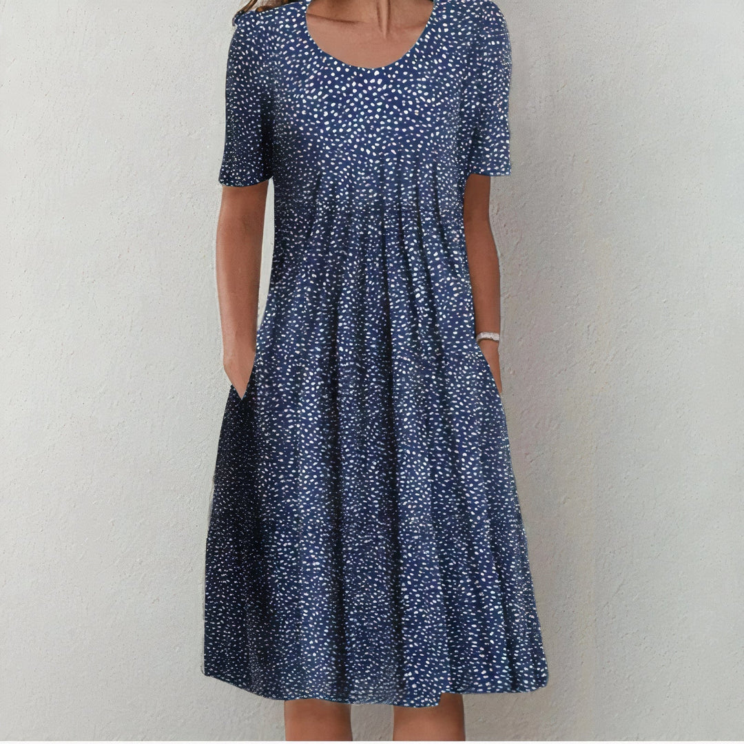 Leilani - Robe de soirée à volants au design floral d'été