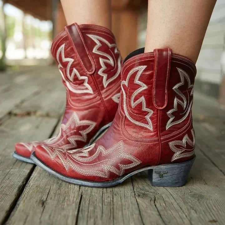 Bottes de cowboy brodées pour femmes | Été