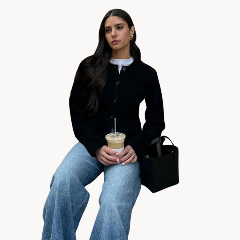 Sofia | Design Élégant Classique Cardigan Femme