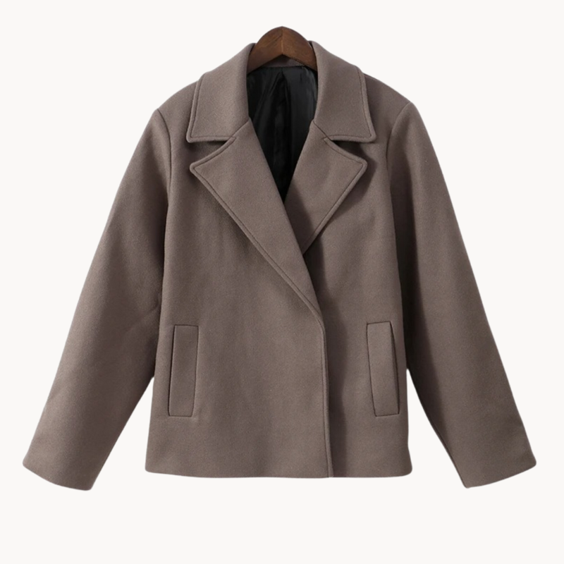 Wanda | Manteau élégant à revers pour femmes