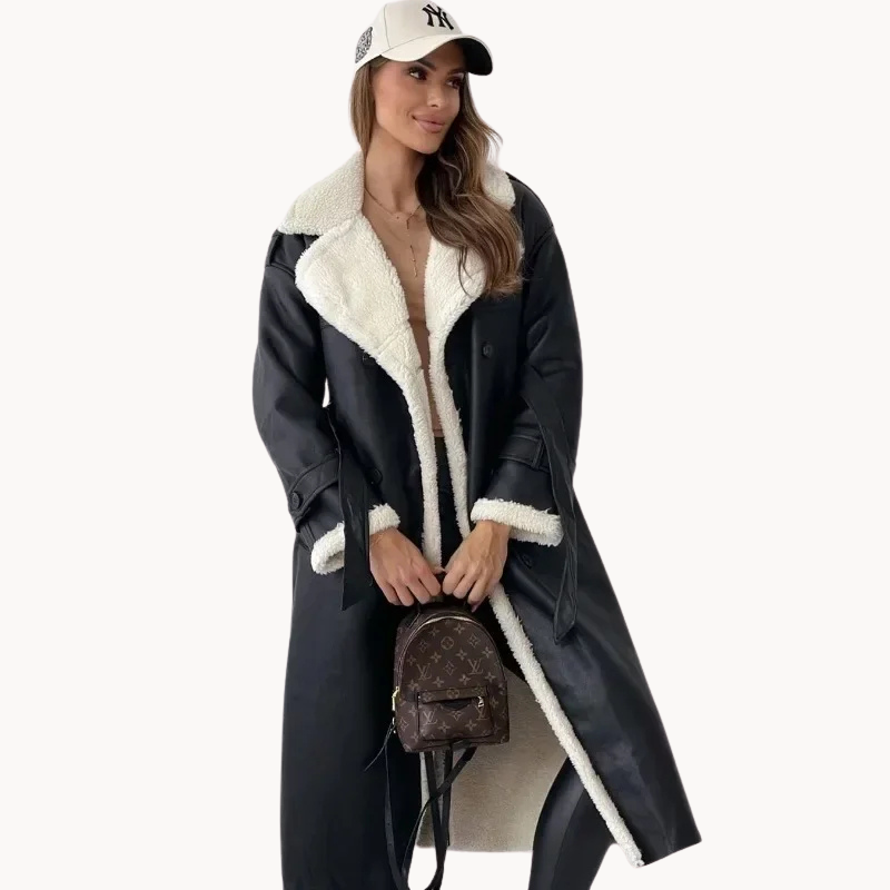 Eloisa | Trench-coat élégant pour femmes avec doublure en fausse fourrure