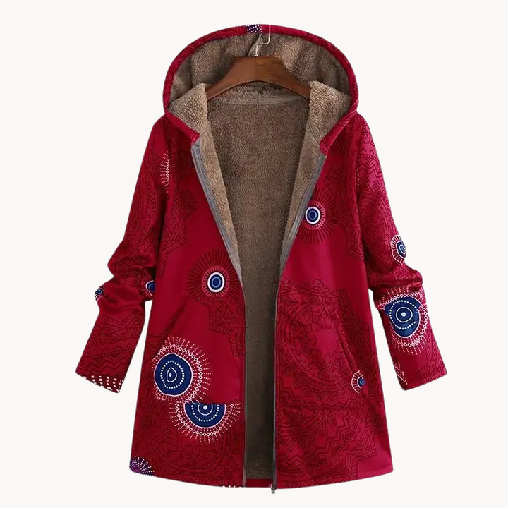Sanja | Manteau parka pour femmes au motif élégant et chaud