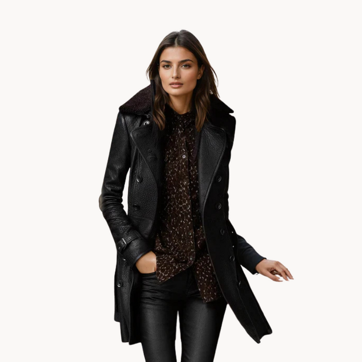 Davina | Trench-coat élégant et luxueux pour femmes