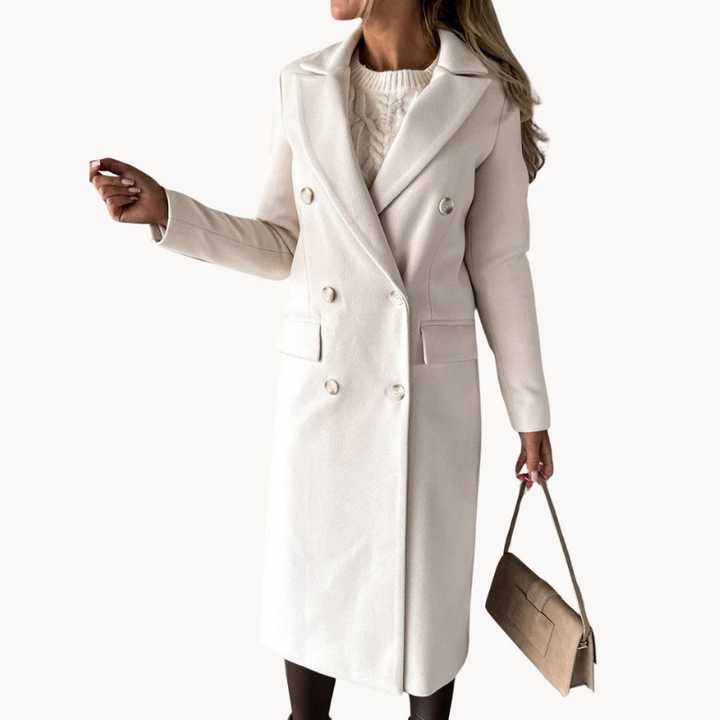 Pauline | Manteau Femme Double Boutonnage Intemporel