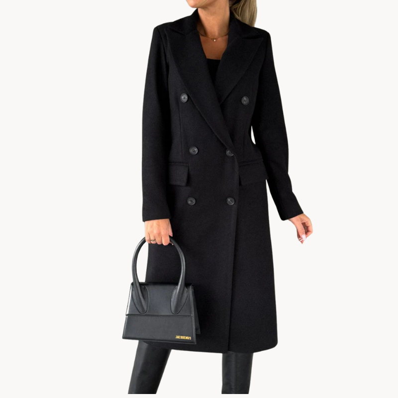 Pauline | Manteau Femme Double Boutonnage Intemporel