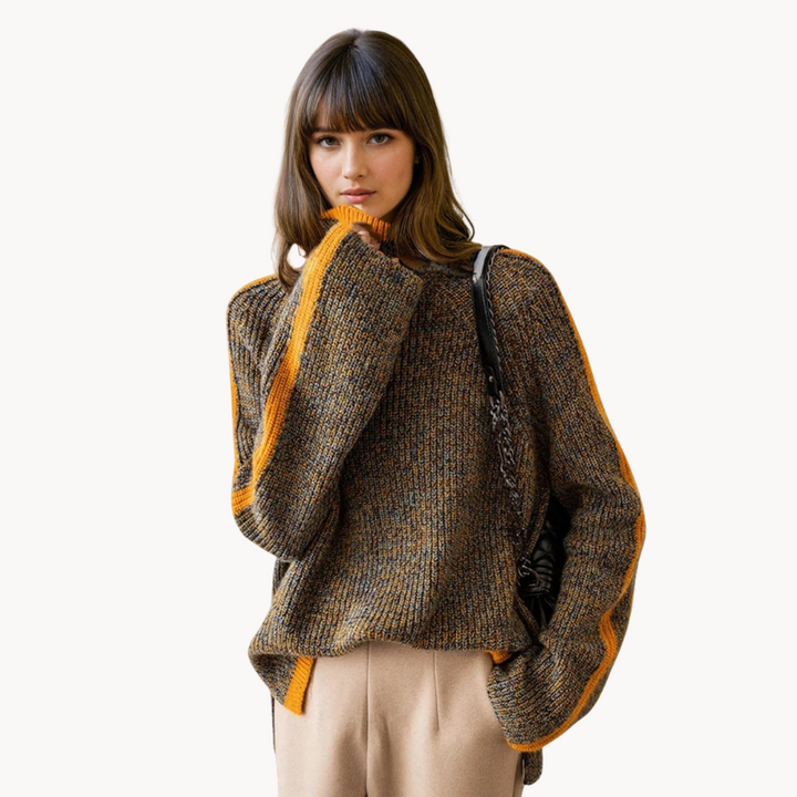 Serena | Pull à col roulé en tricot luxueusement doux pour femmes