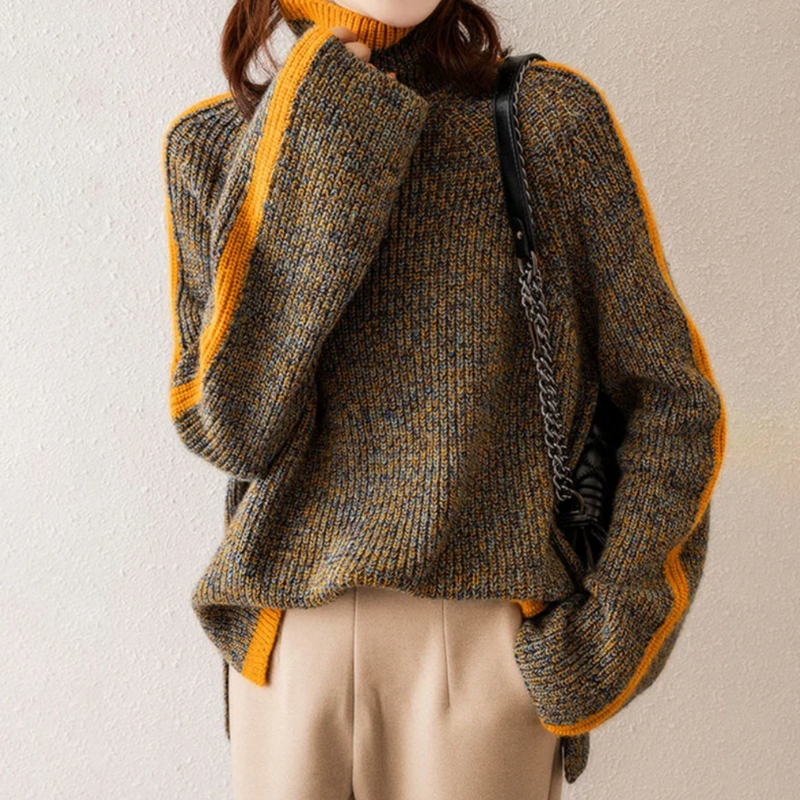 Serena | Pull à col roulé en tricot luxueusement doux pour femmes