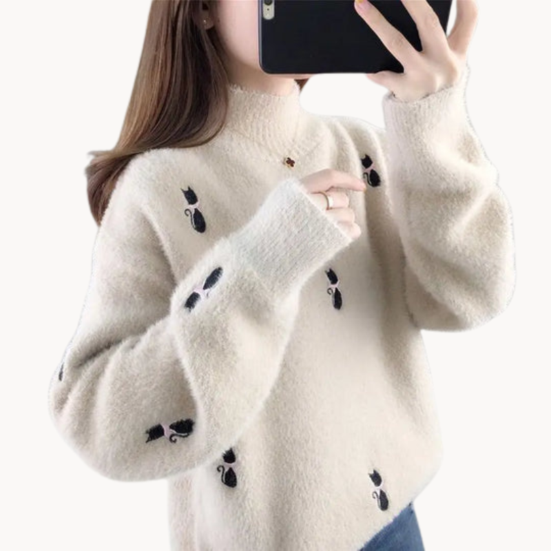 Mariana | Pull à col roulé doux et moelleux pour femmes