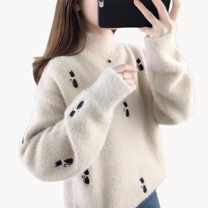 Mariana | Pull à col roulé doux et moelleux pour femmes