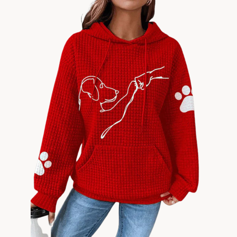 Stephanie | Sweat à capuche femme coupe décontractée
