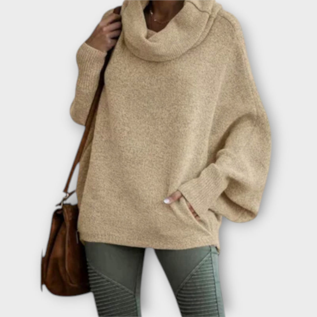 Lea | Pull en tricot élégant pour femmes en écaille de tortue