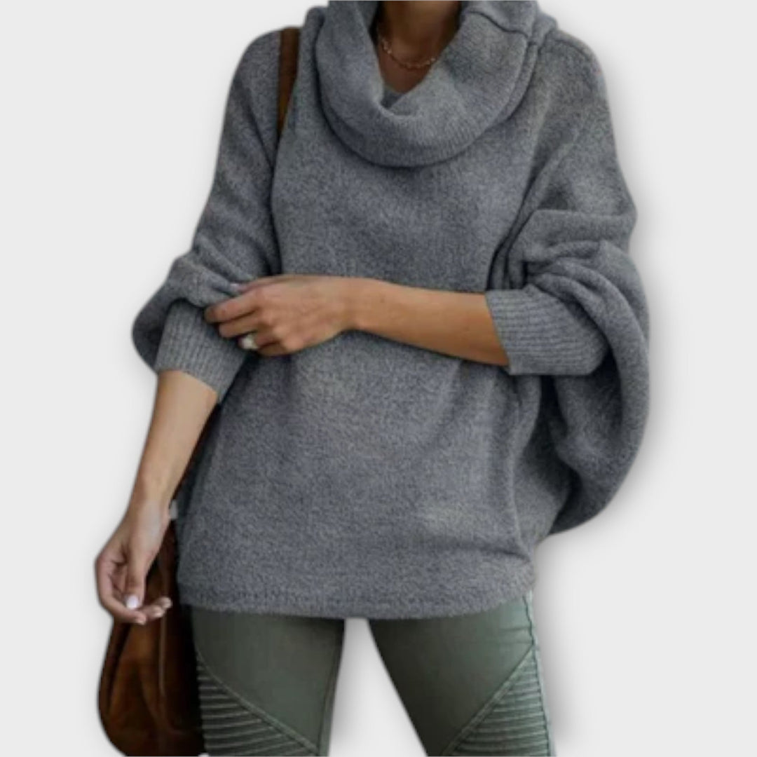 Lea | Pull en tricot élégant pour femmes en écaille de tortue
