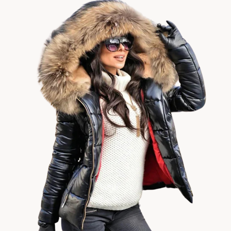 Honor | Manteau pour femmes élégant doublé en fausse fourrure
