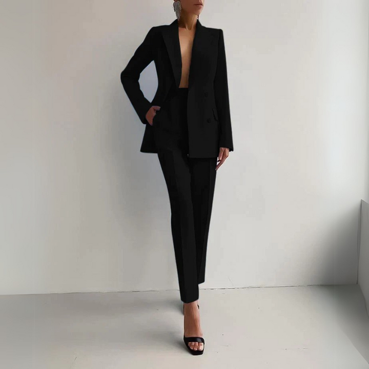 Giulia | Ensemble Blazer et Pantalon Femme Élégant et Intemporel