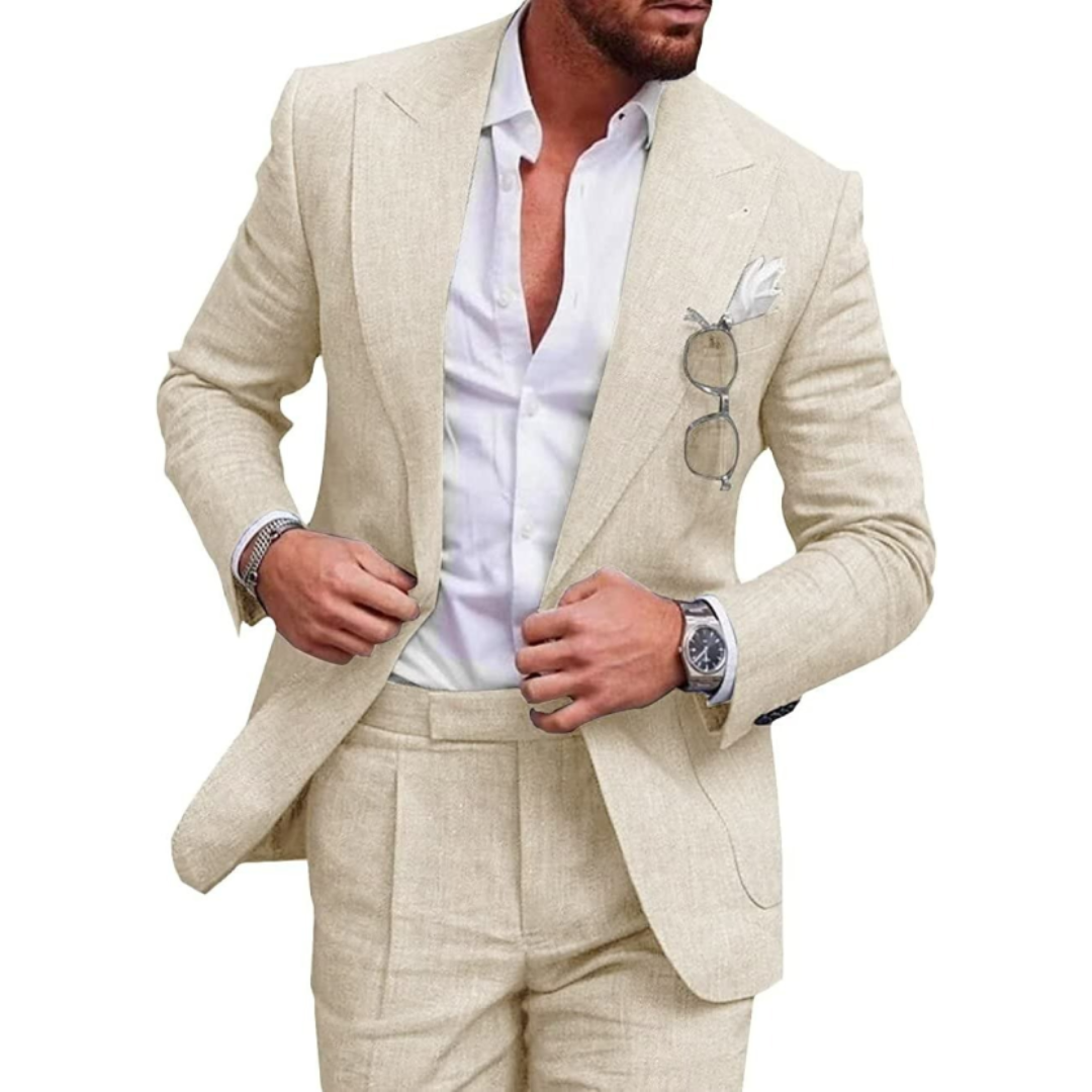Costume d'été pour hommes invité de mariage | Veste et pantalon