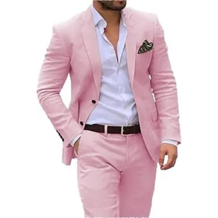 Costume d'été 2 pièces pour homme invité de mariage | Léger