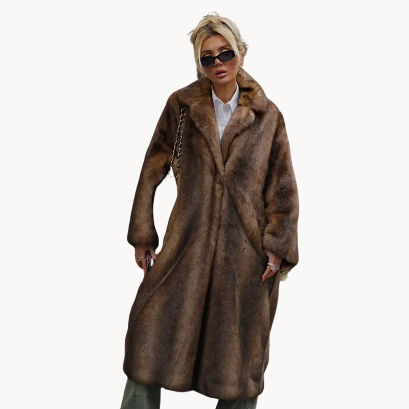 Fabienne | Veste d'hiver en fourrure luxueuse pour femmes