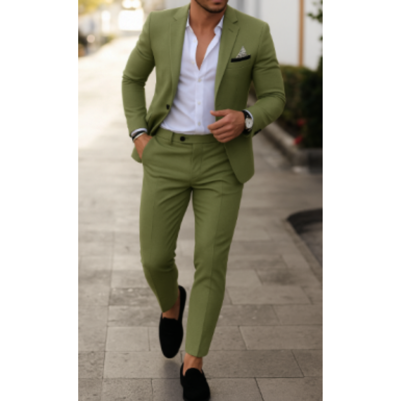 Costume d'invité de mariage pour homme en été 2 pièces | Blazer et pantalon