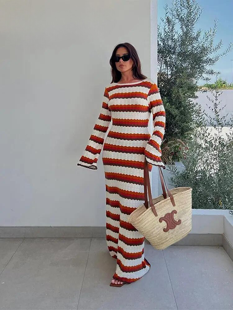 Emmia™ | Robe en coton tricotée pour femmes