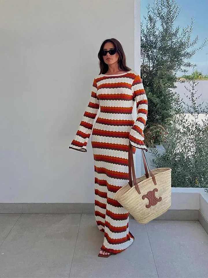 Emmia™ | Robe en coton tricotée pour femmes