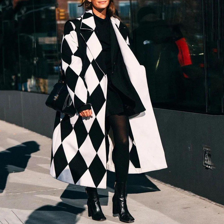 Manteau pour femmes à motifs