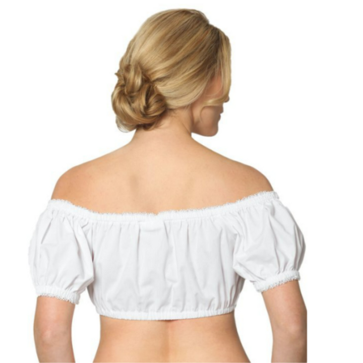 Blouse Dirndl sans épaules pour femmes Oktoberfest