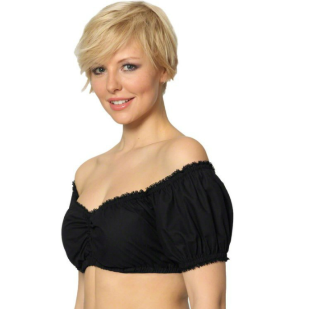 Blouse Dirndl sans épaules pour femmes Oktoberfest