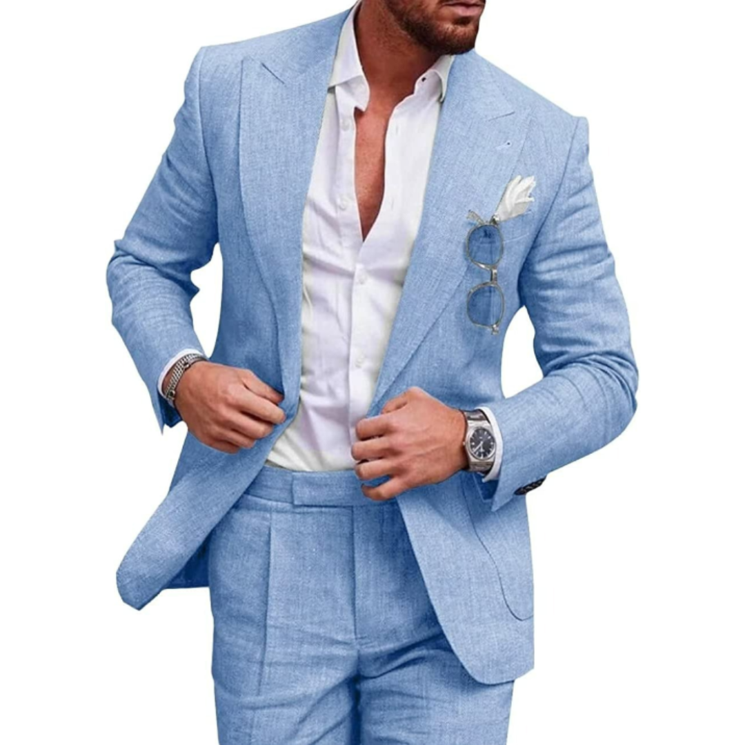 Costume élégant pour invités de mariage pour hommes | Ajusté