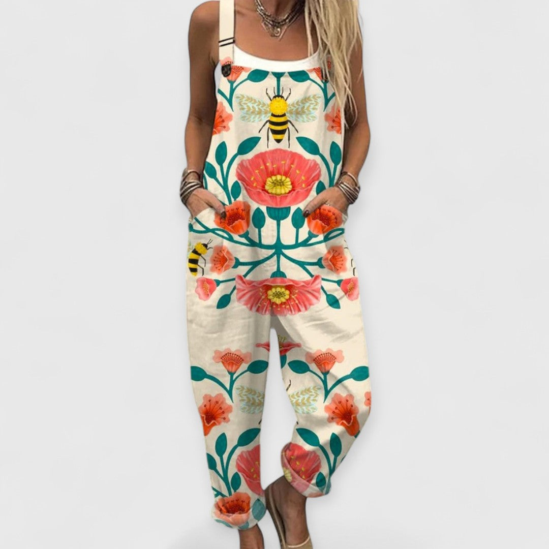 Isla | Combinaison Florale Vintage Femme