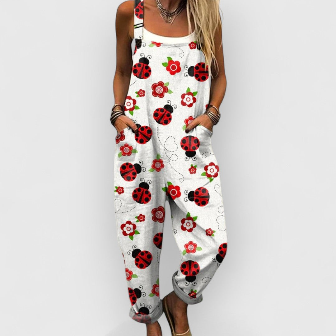 Alethea | Salopette Vintage Fleurie pour Femmes