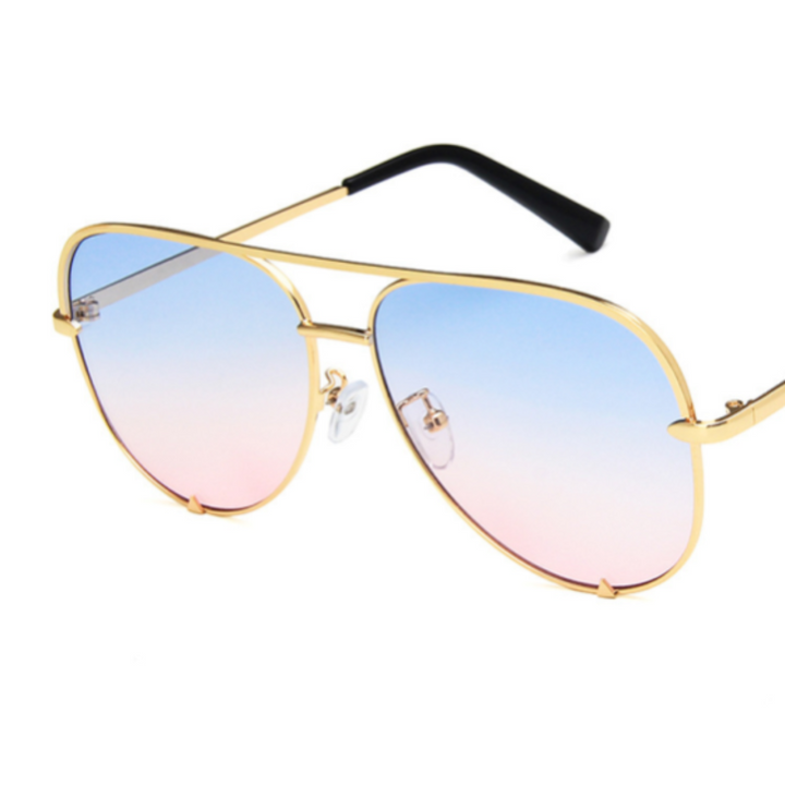Lunettes de soleil Aviateur avec verres miroités pour femmes