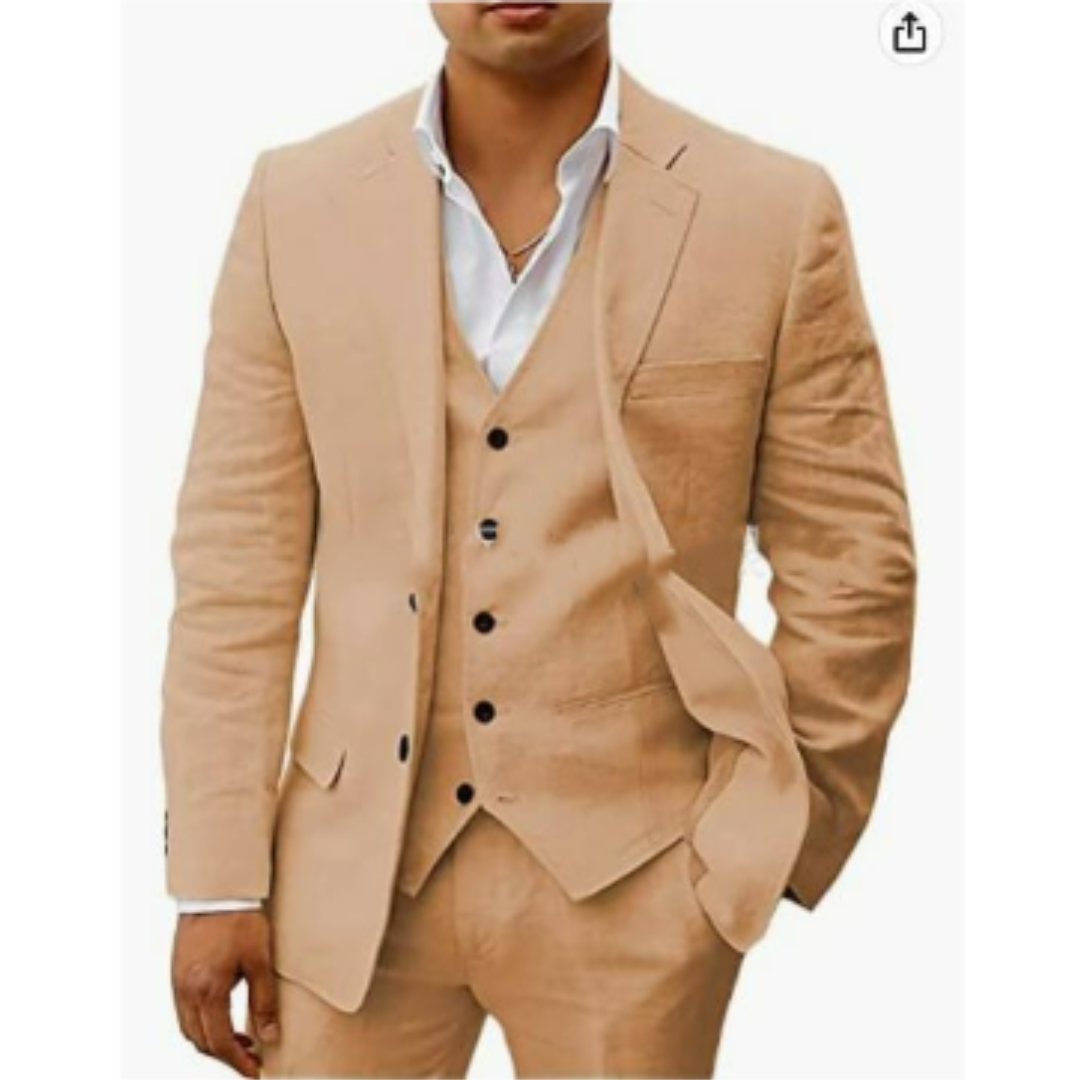 Costume d'été pour homme invité de mariage | Trois pièces