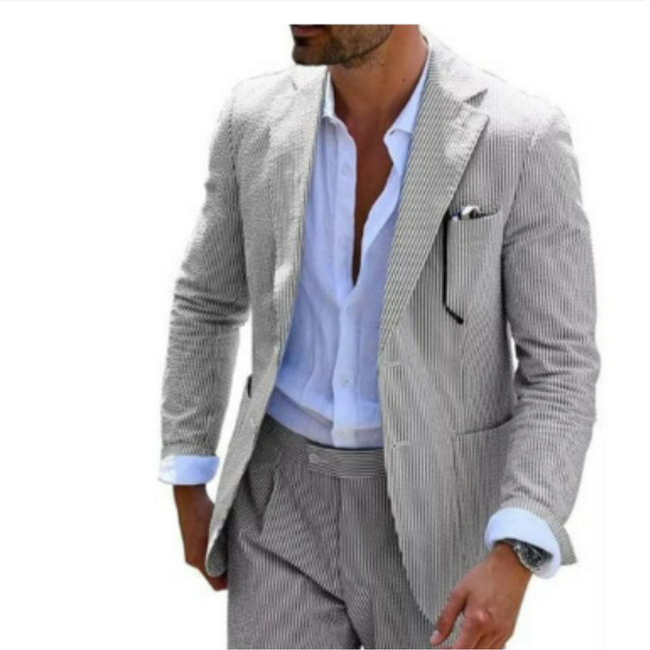 Costume d'invité de mariage d'été pour hommes à double boutonnage | 2 pièces