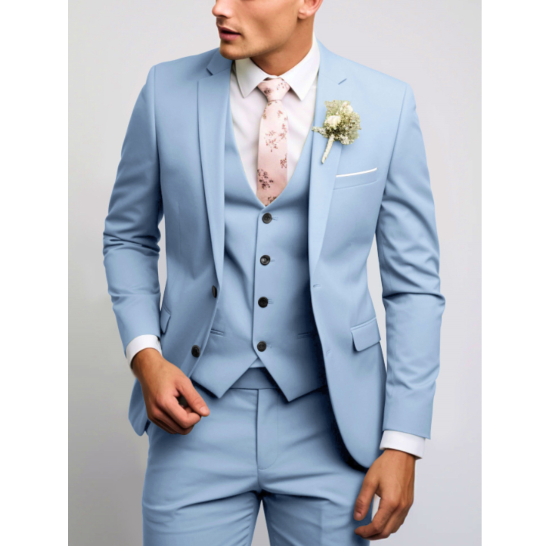 Costume de Mariage Slim Fit 3 Pièces pour Hommes | Formelle