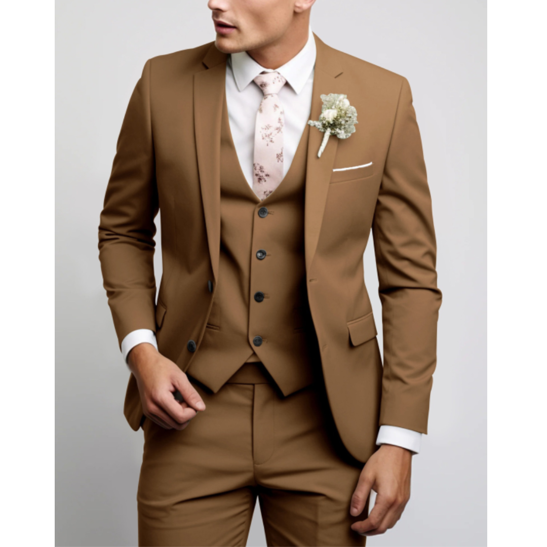 Costume de Mariage Slim Fit 3 Pièces pour Hommes | Formelle
